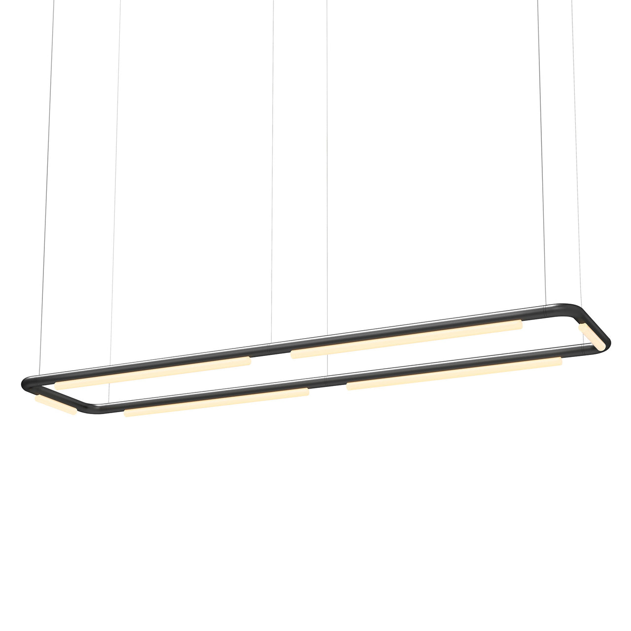 Pipeline CM8 Pendant Light: Black + Black