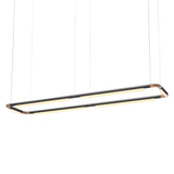 Pipeline CM8 Pendant Light: Black + Copper