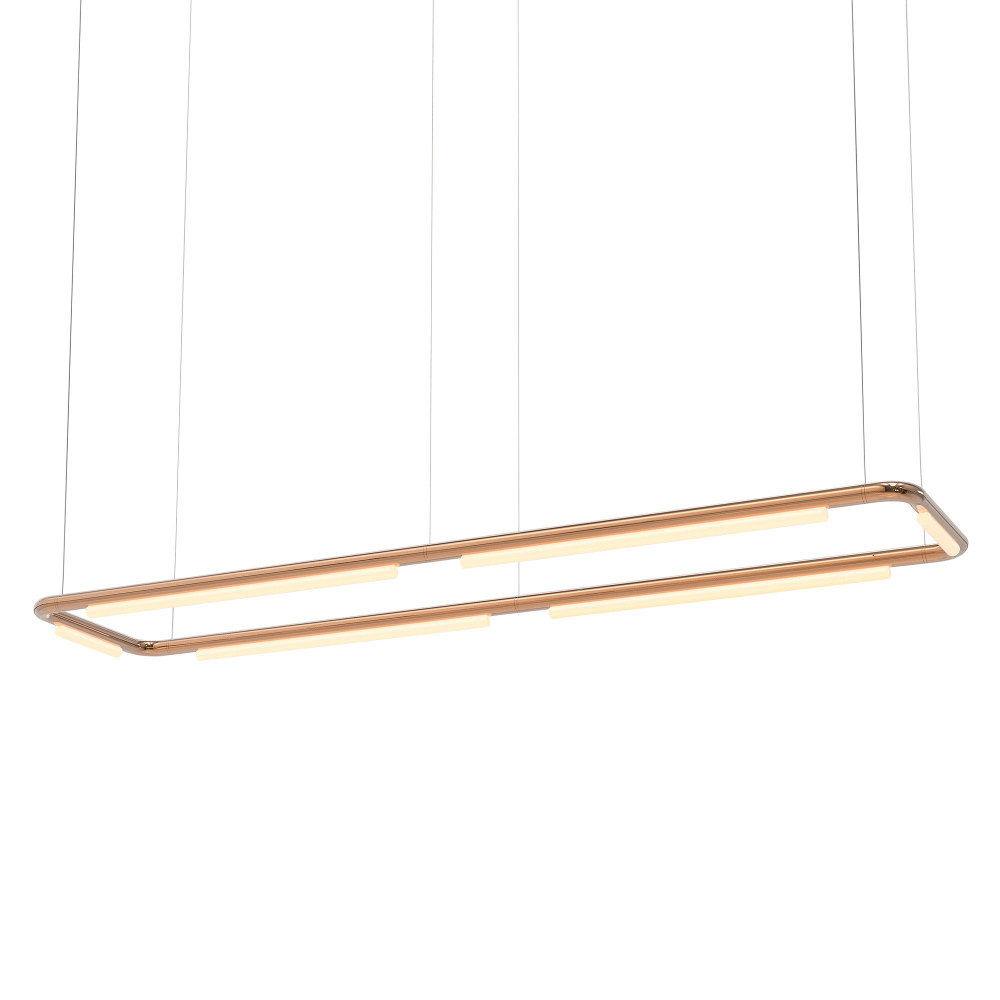 Pipeline CM8 Pendant Light: Copper + Copper