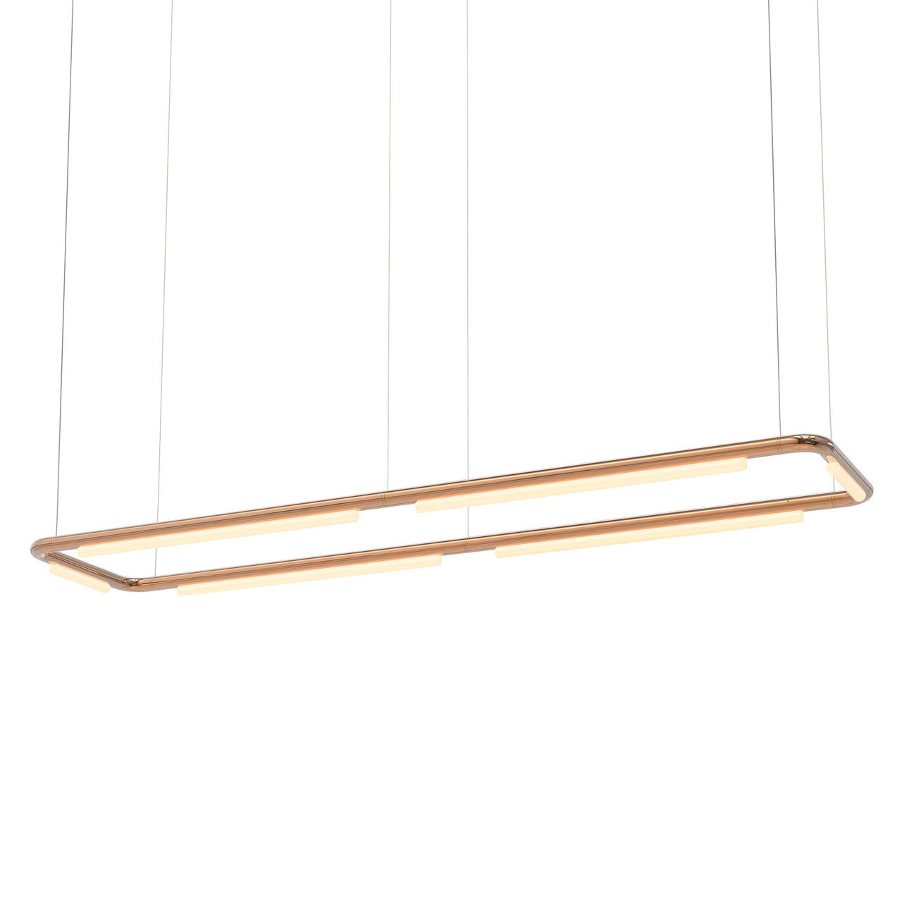 Pipeline CM8 Pendant Light: Copper + Copper