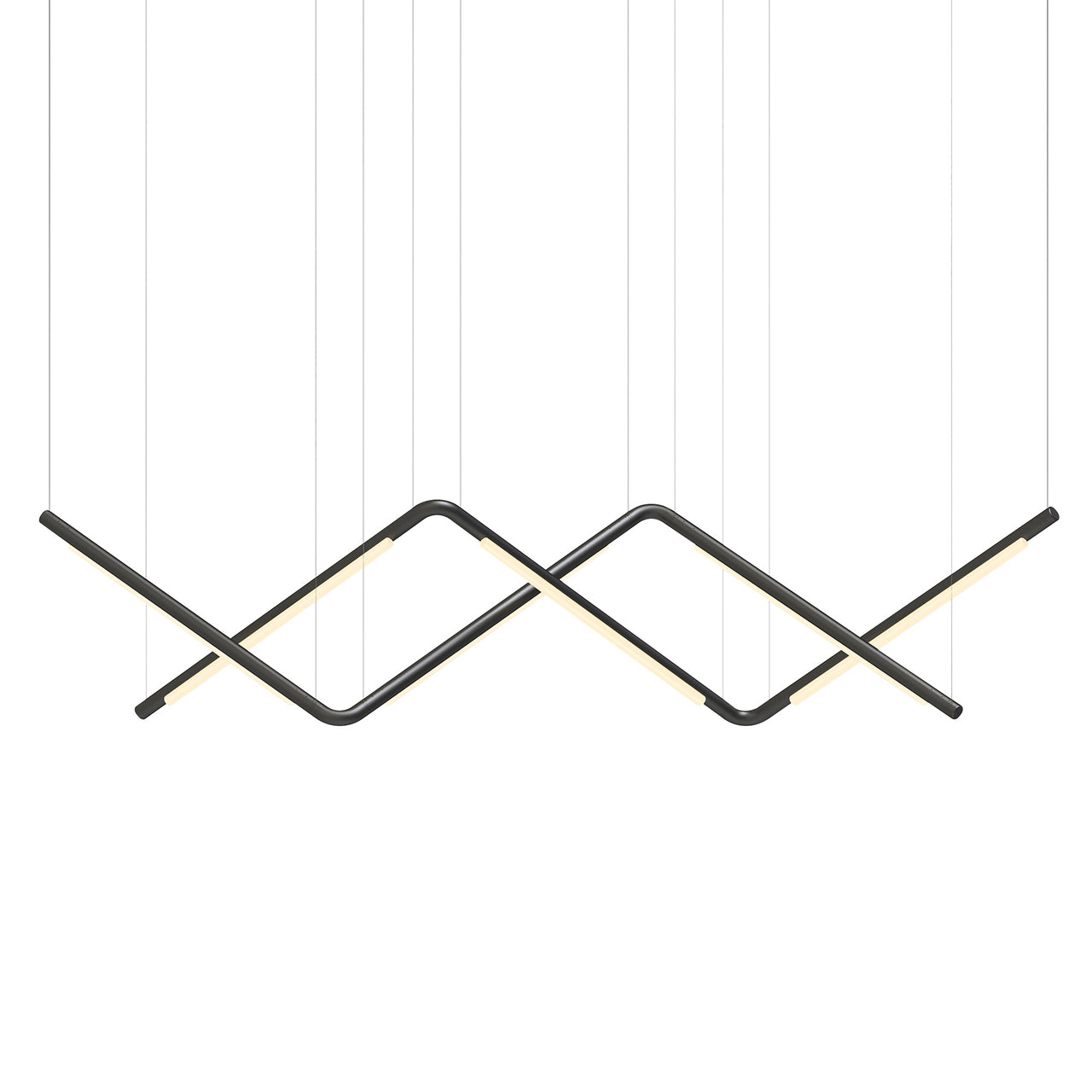 Pipeline CM9 Pendant Light: Black + Black