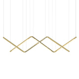 Pipeline CM9 Pendant Light: Brass + Brass