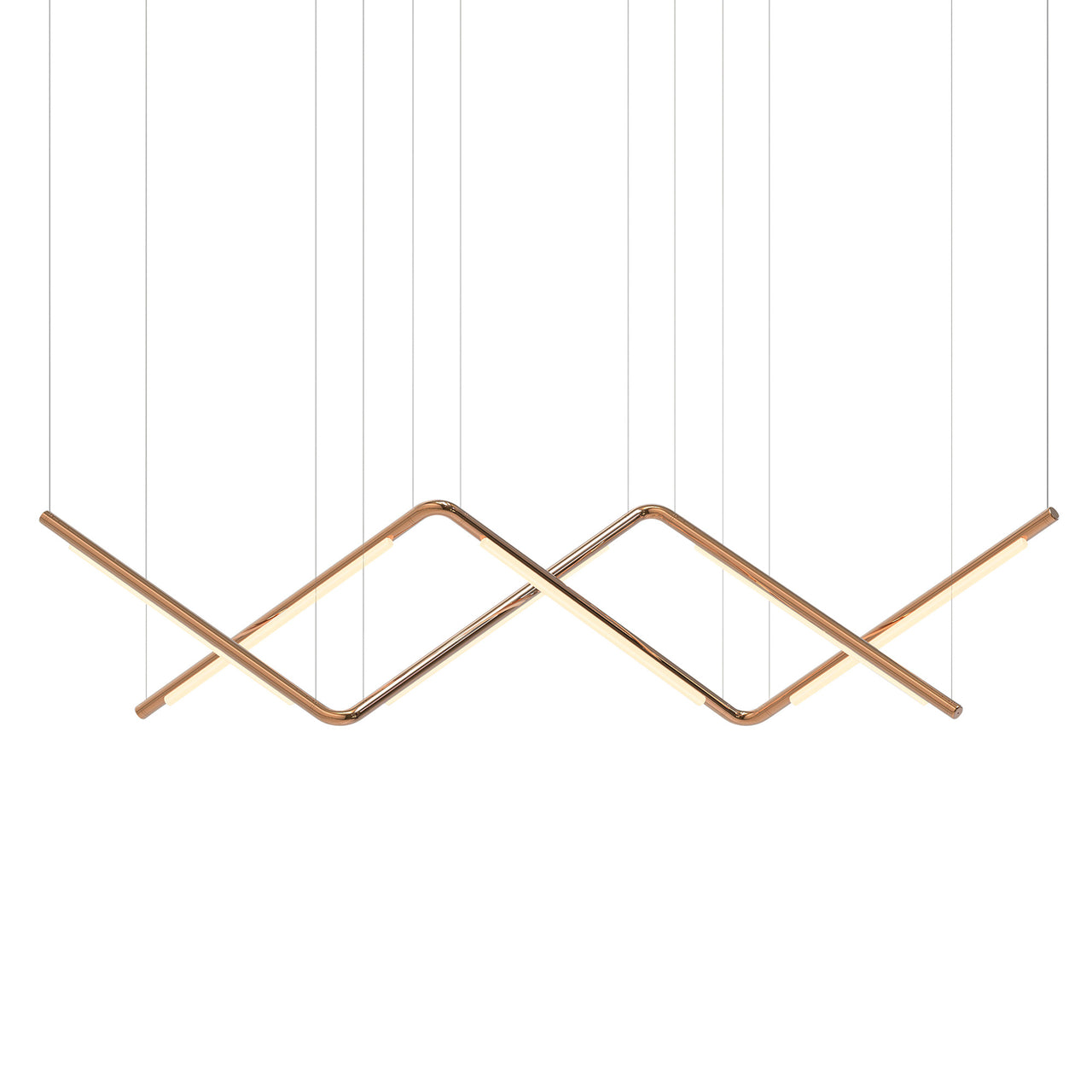 Pipeline CM9 Pendant Light: Copper + Copper