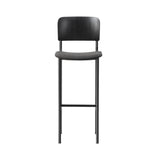 Plan Bar Stool: Seat Upholstered