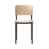 Plan Steel Chair: Lacquered Oak + Black