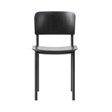 Plan Steel Chair: Black Lacquered + Black