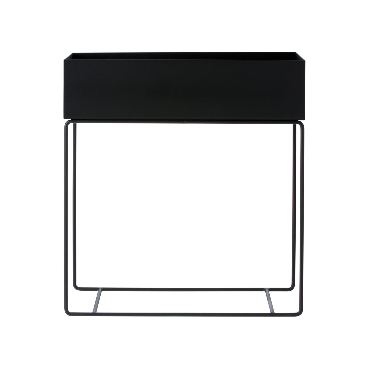 Plant Box: Rectangle + Black