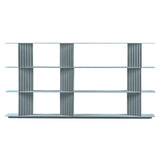 Plec Shelving: Large + Medium + Window Grey