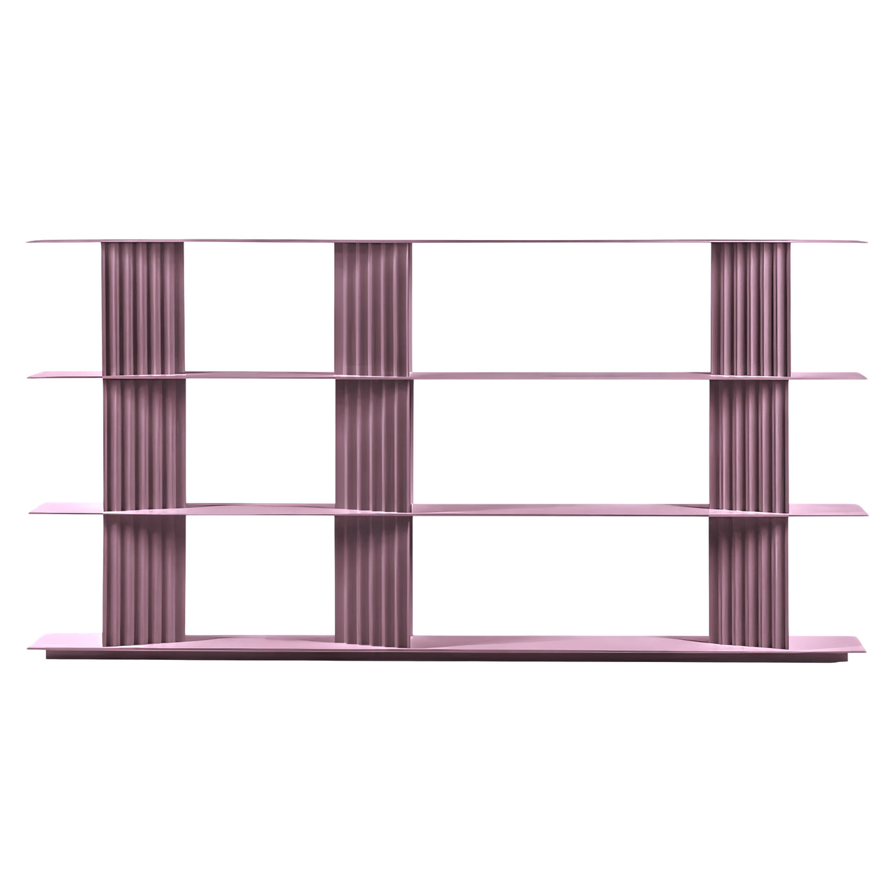 Plec Shelving: Large + Medium + Pastel Violet