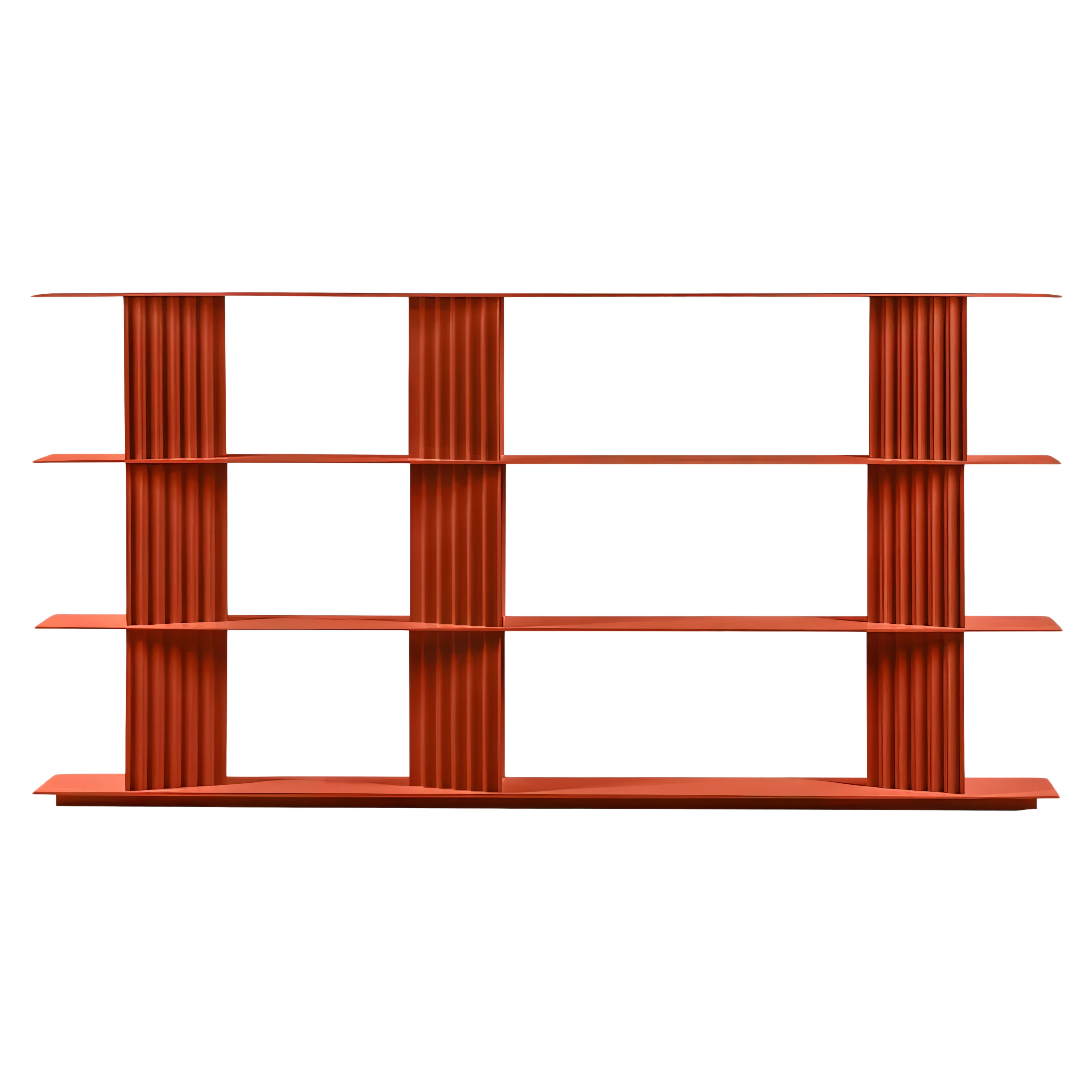Plec Shelving: Large + Medium + Terracotta