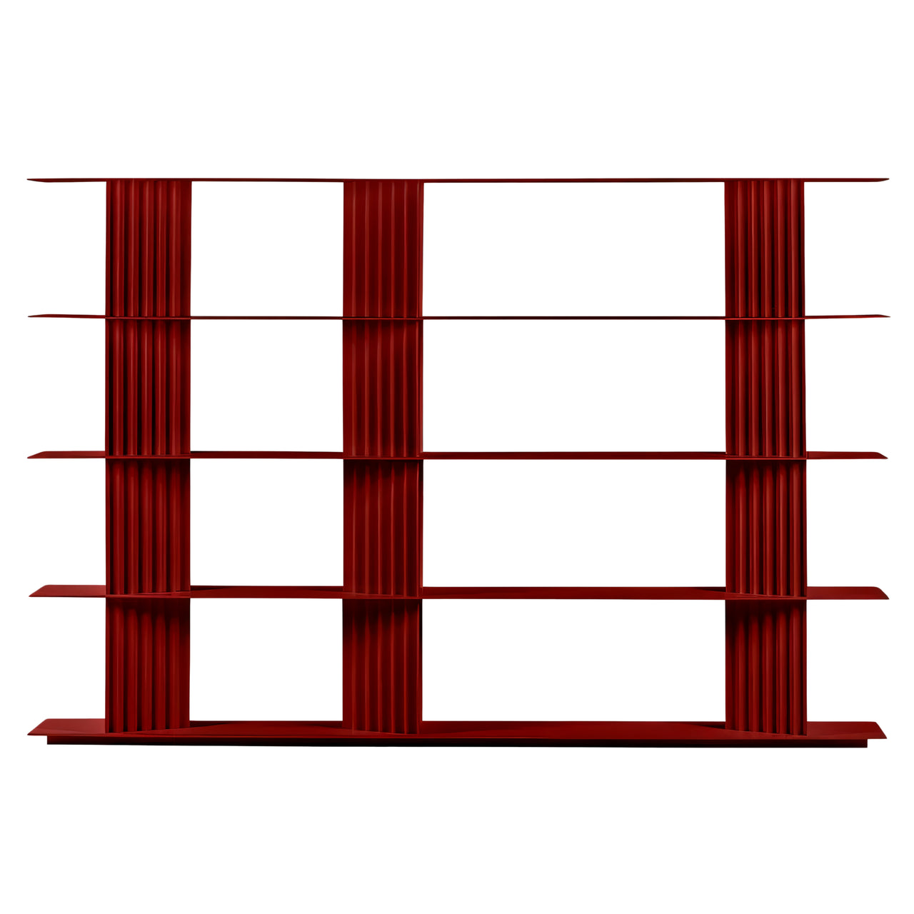 Plec Shelving: Large + High + Bordeaux