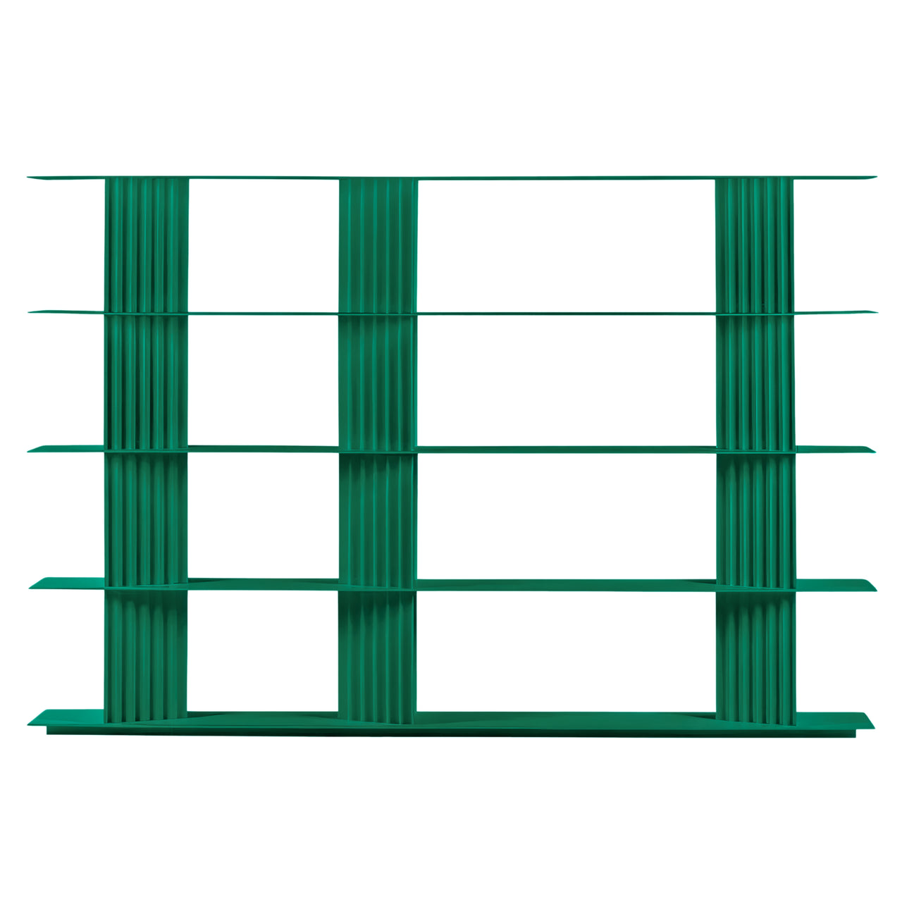 Plec Shelving: Large + High + Emerald Green