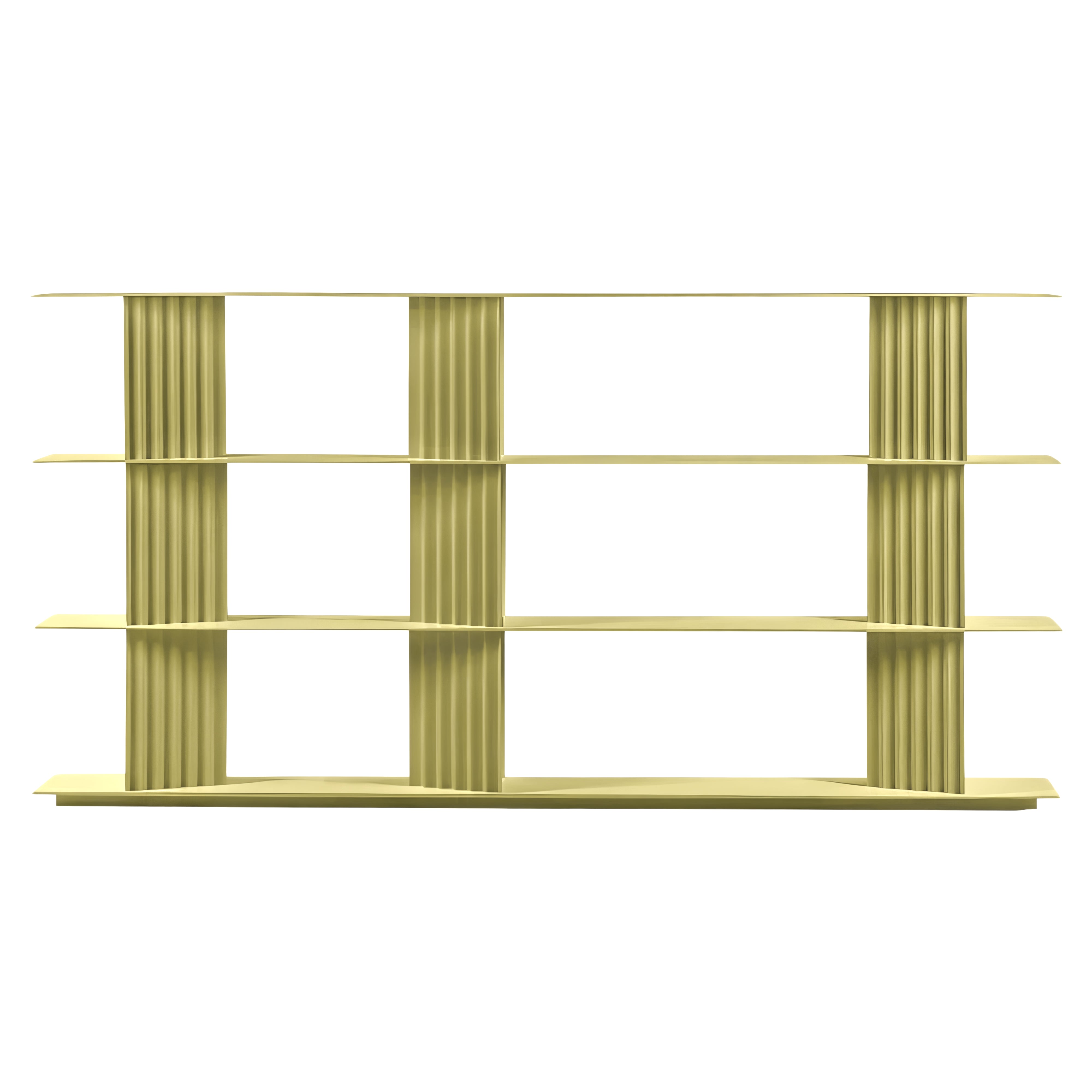 Plec Shelving: Large + Medium + Green Beige