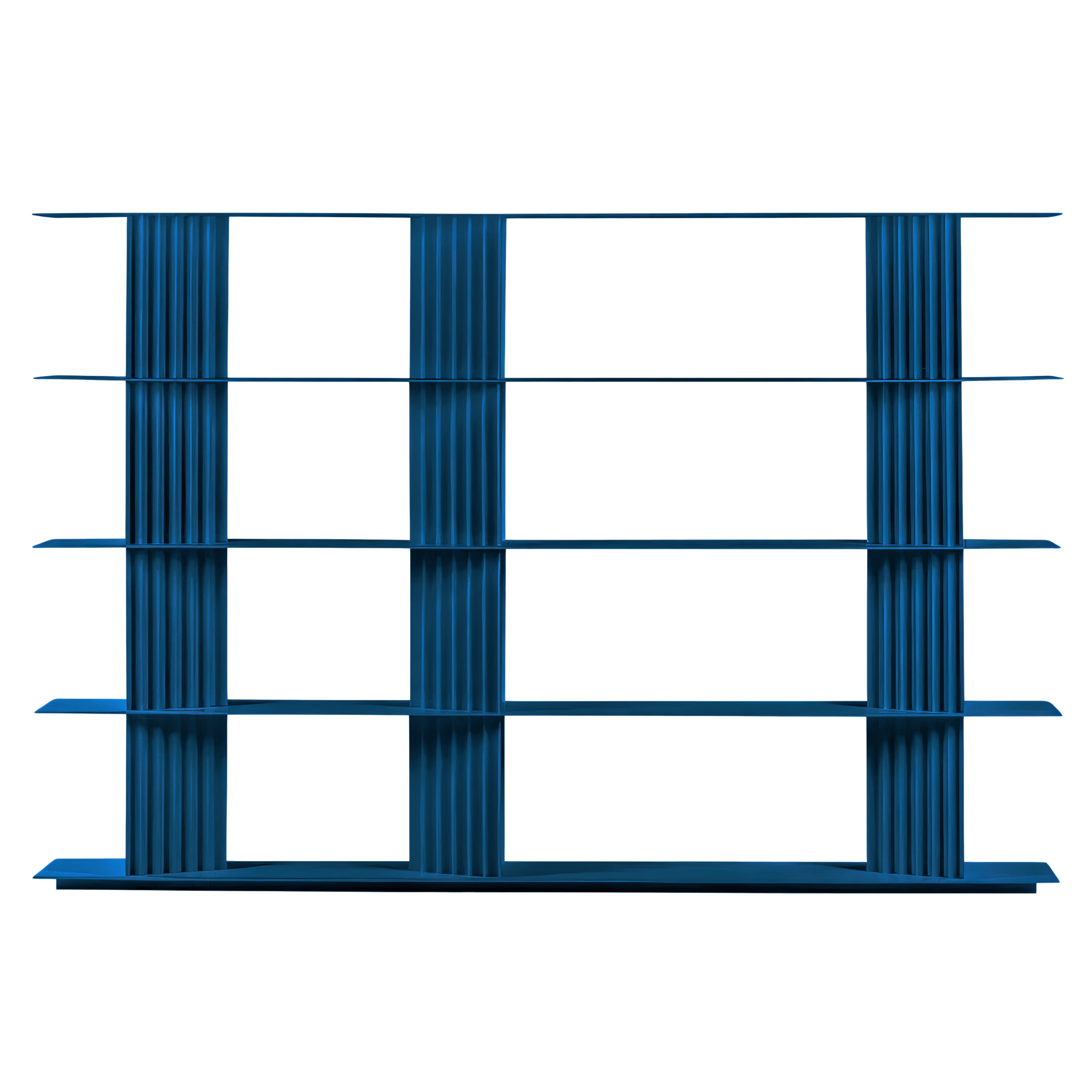 Plec Shelving: Large + High + Green Blue