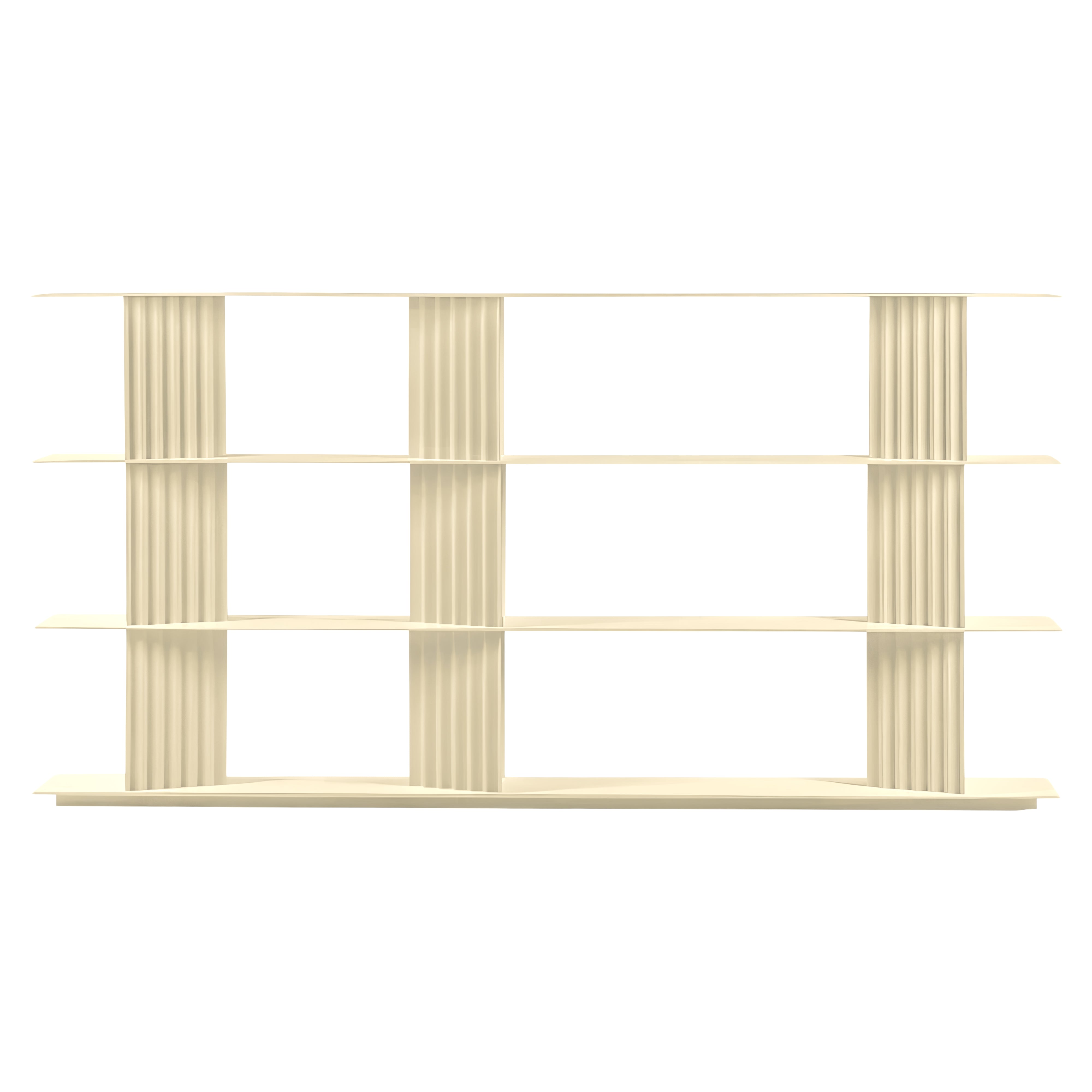 Plec Shelving: Large + Medium + Light Ivory