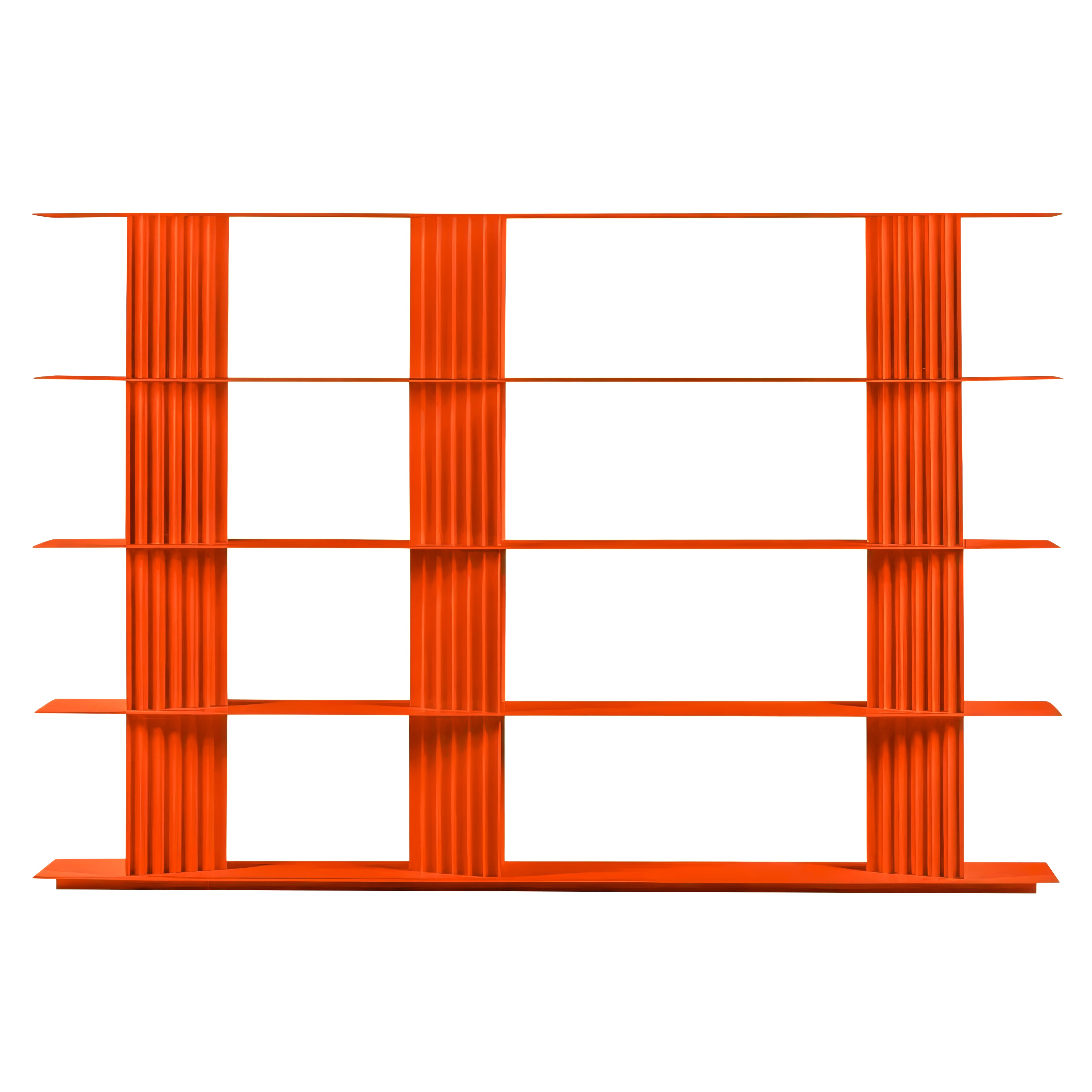 Plec Shelving: Large + High + Pure Orange