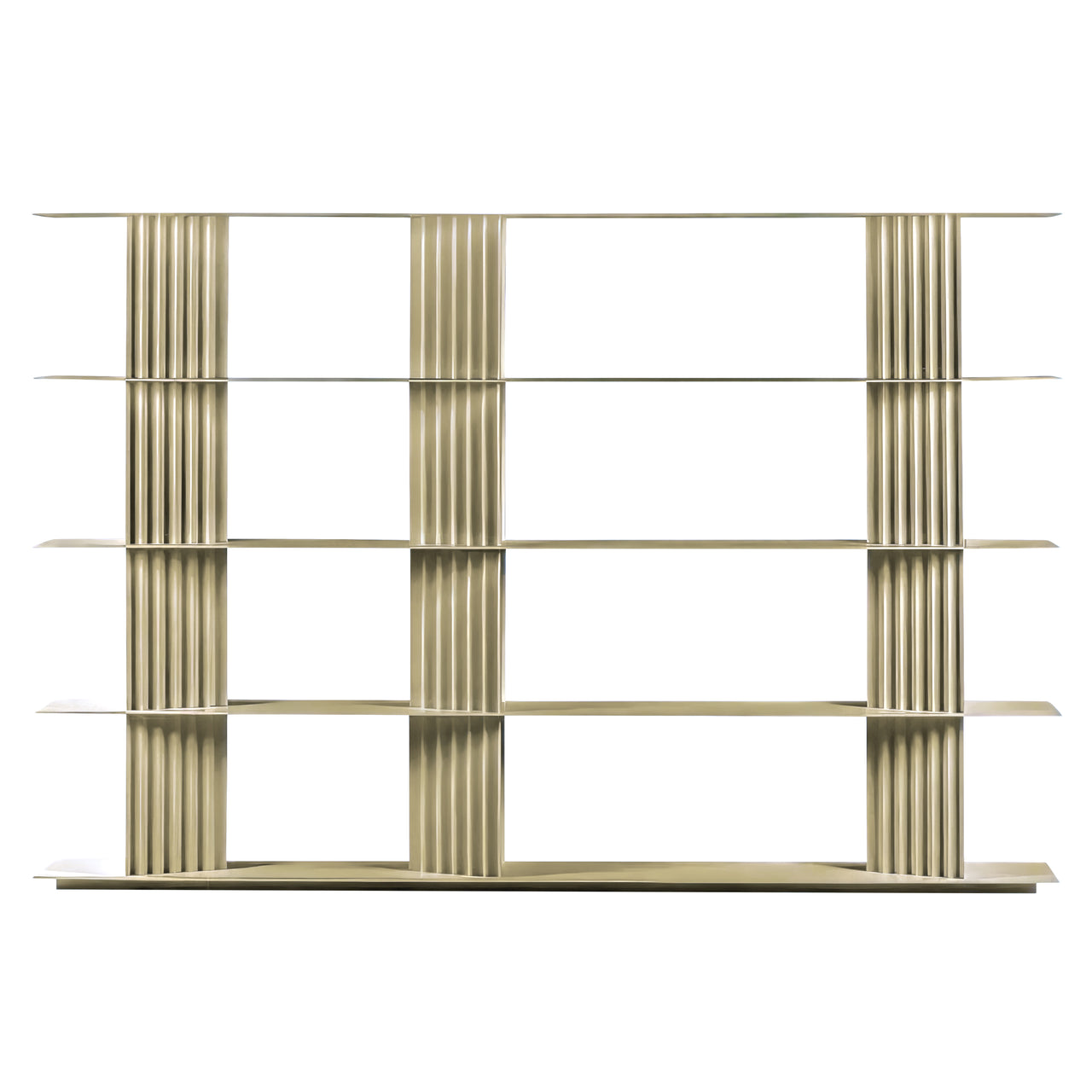 Plec Shelving: Large + High + Silk Grey