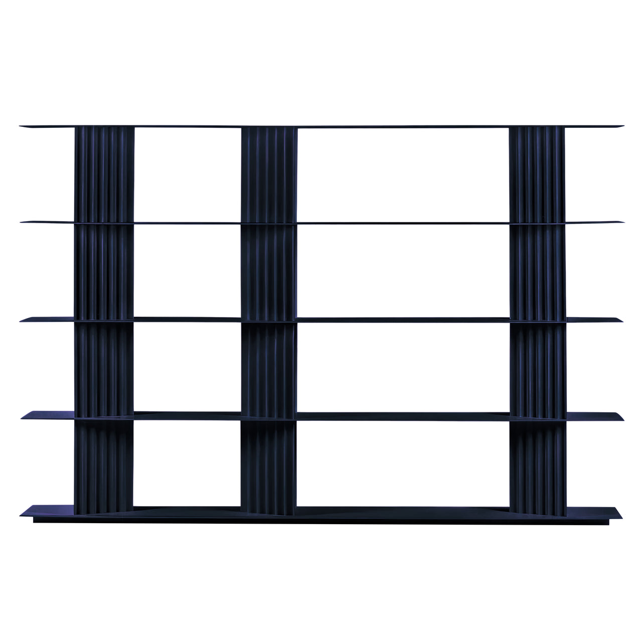Plec Shelving: Large + Steel Blue