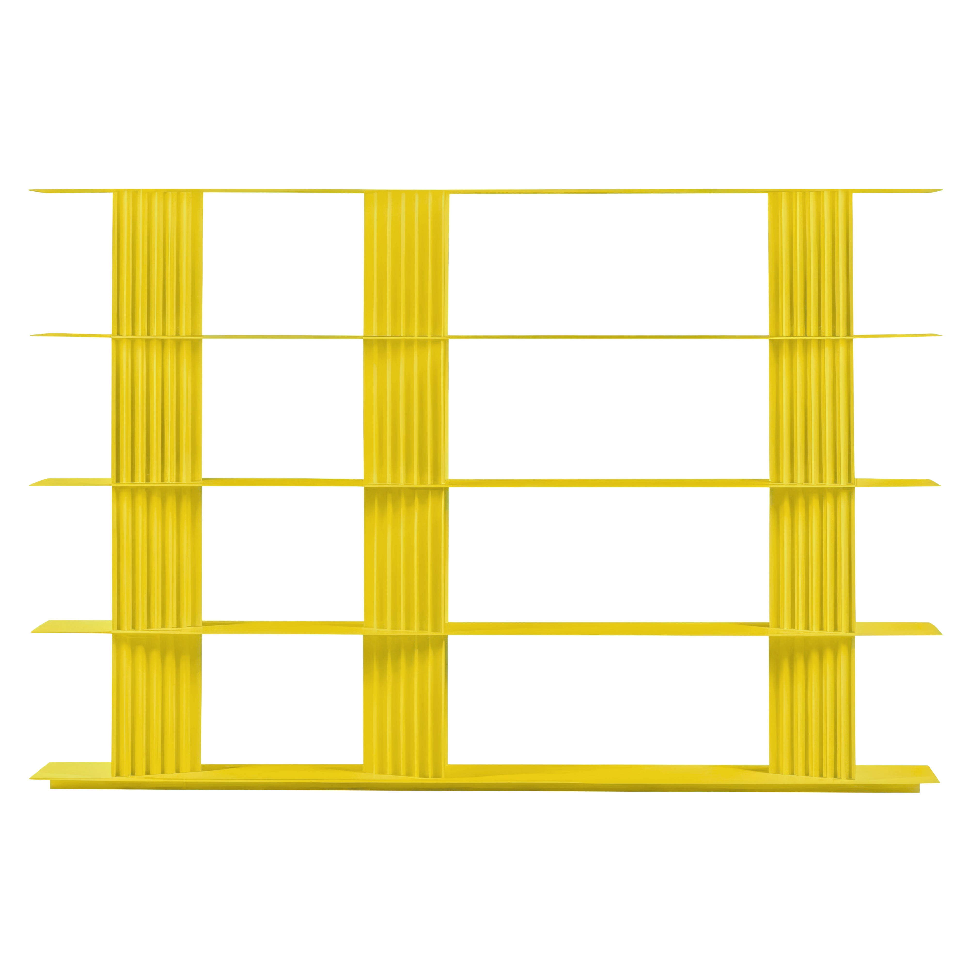 Plec Shelving: Large + Sulfur Yellow