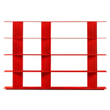 Plec Shelving: Large + Traffic Red