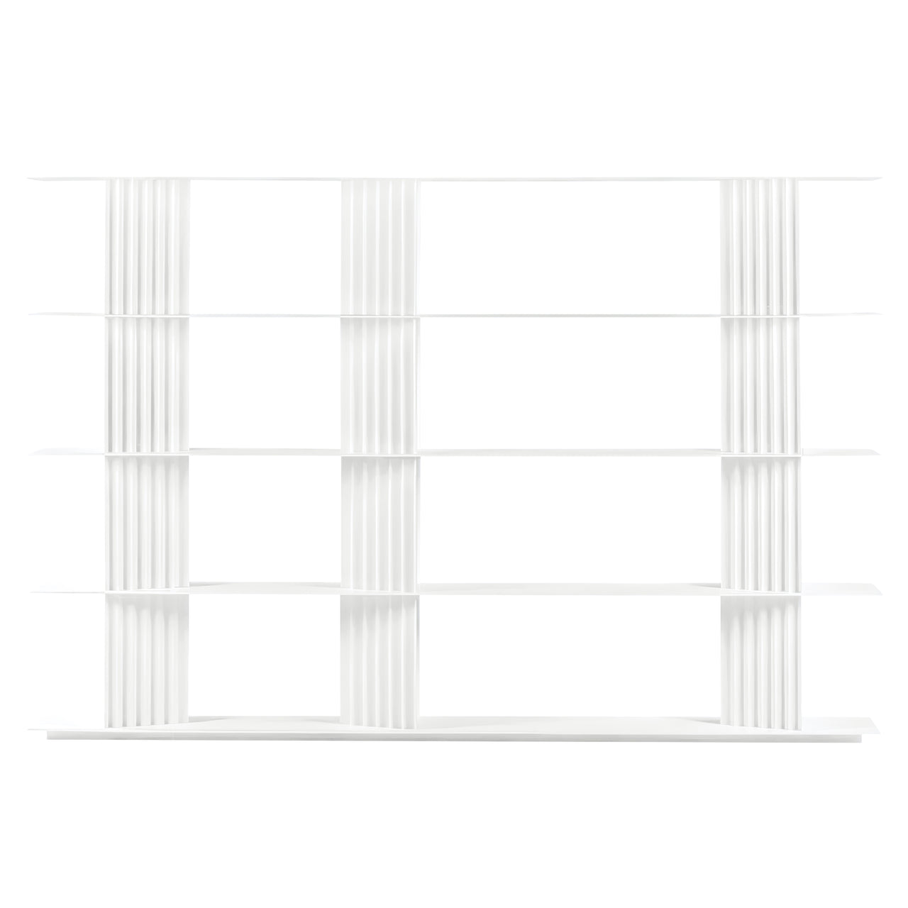 Plec Shelving: Large + Traffic White
