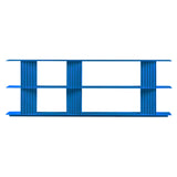 Plec Shelving: Large + Low + Sky Blue