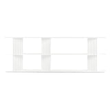 Plec Shelving: Large + Low + Traffic White