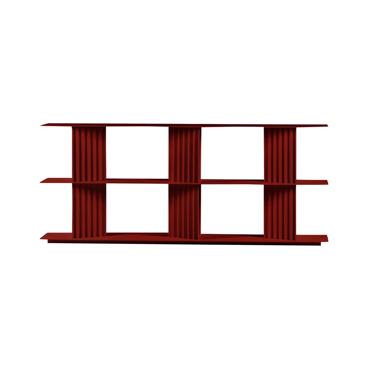 Plec Shelving: Medium + Low + Bordeaux