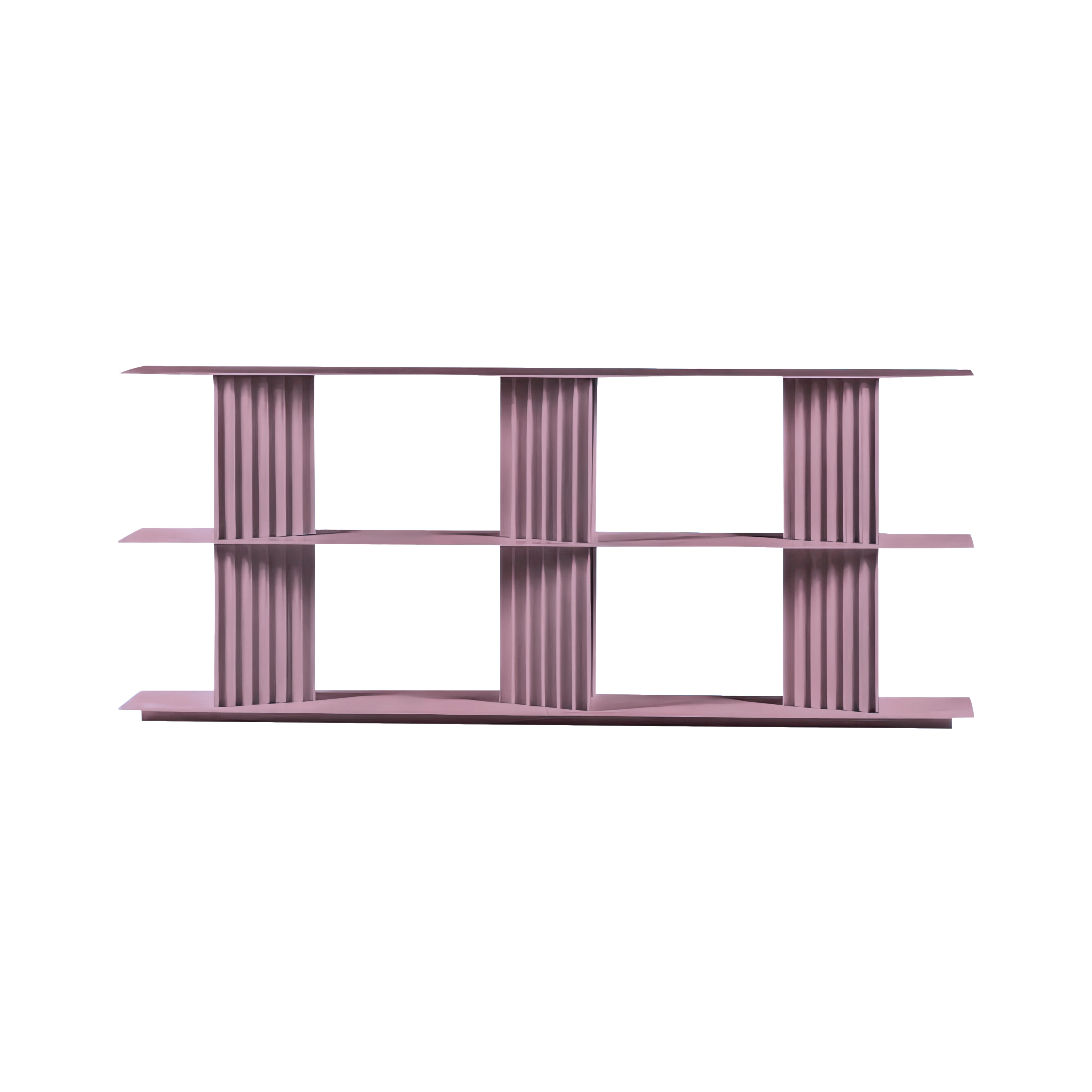 Plec Shelving: Medium + Low + Pastel Violet