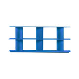 Plec Shelving: Medium + Low + Sky Blue