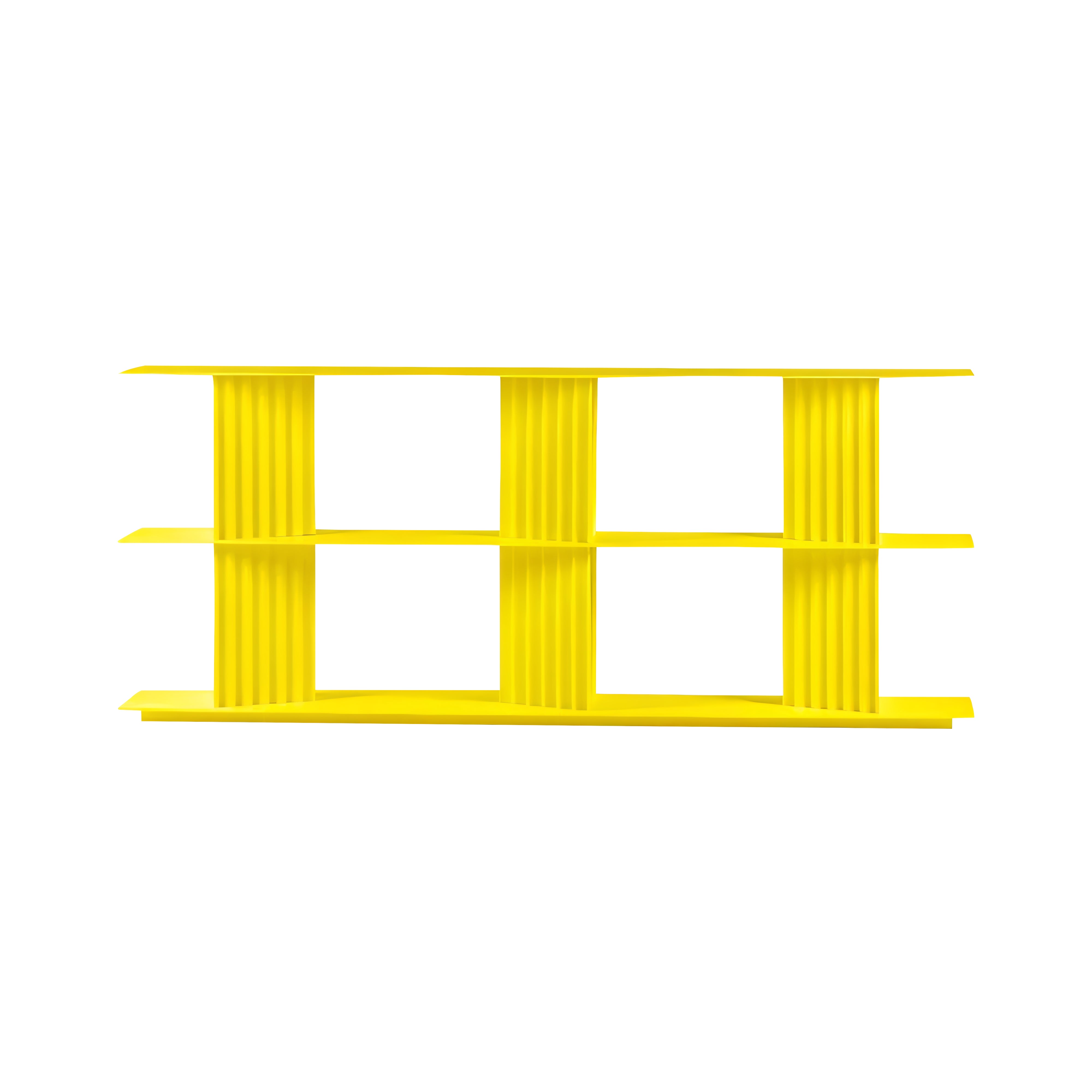 Plec Shelving: Medium + Low + Sulfur Yellow