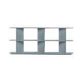 Plec Shelving: Medium + Low + Window Grey