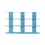 Plec Shelving: Medium + Medium + Cool Blue