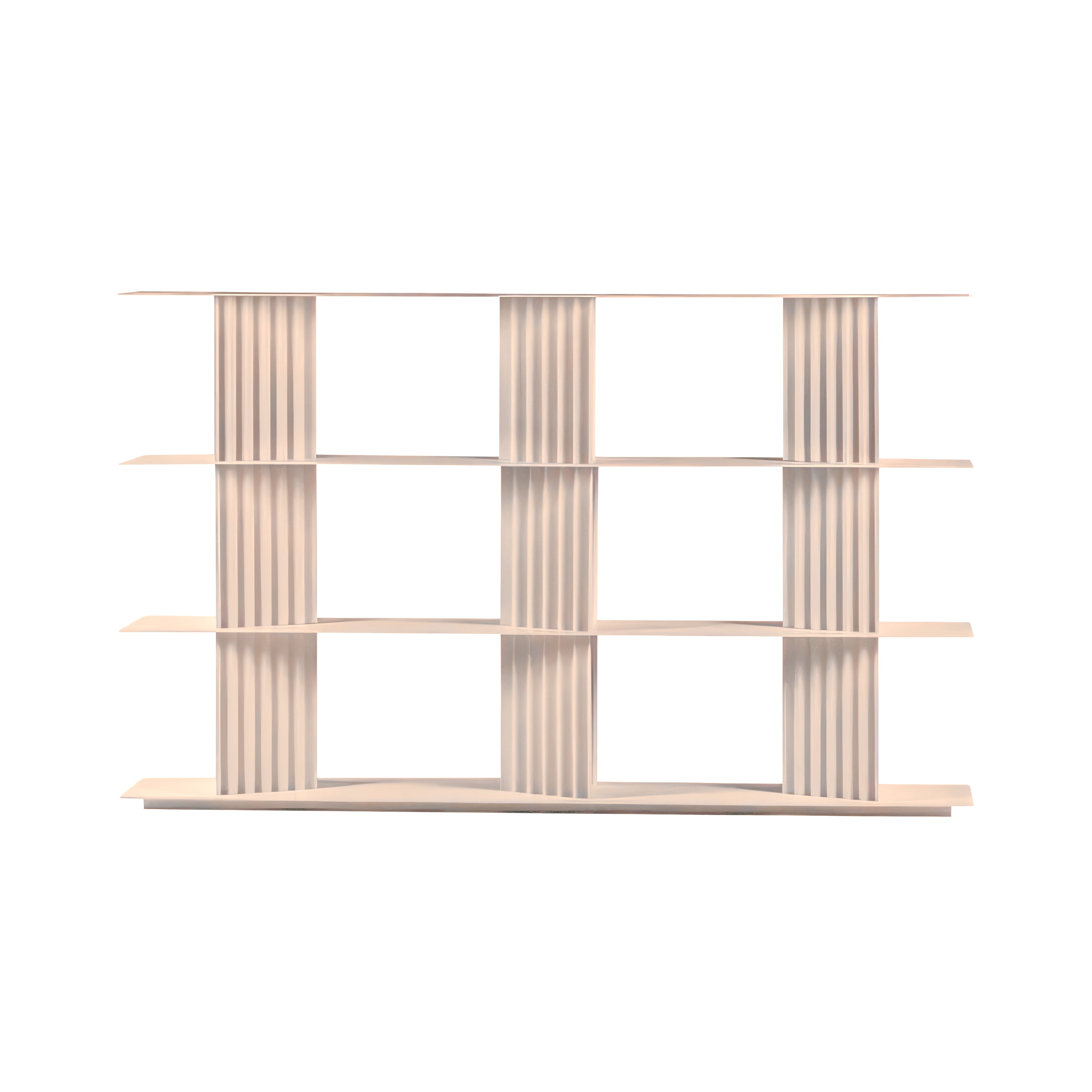 Plec Shelving: Medium + Medium + Peach Rose
