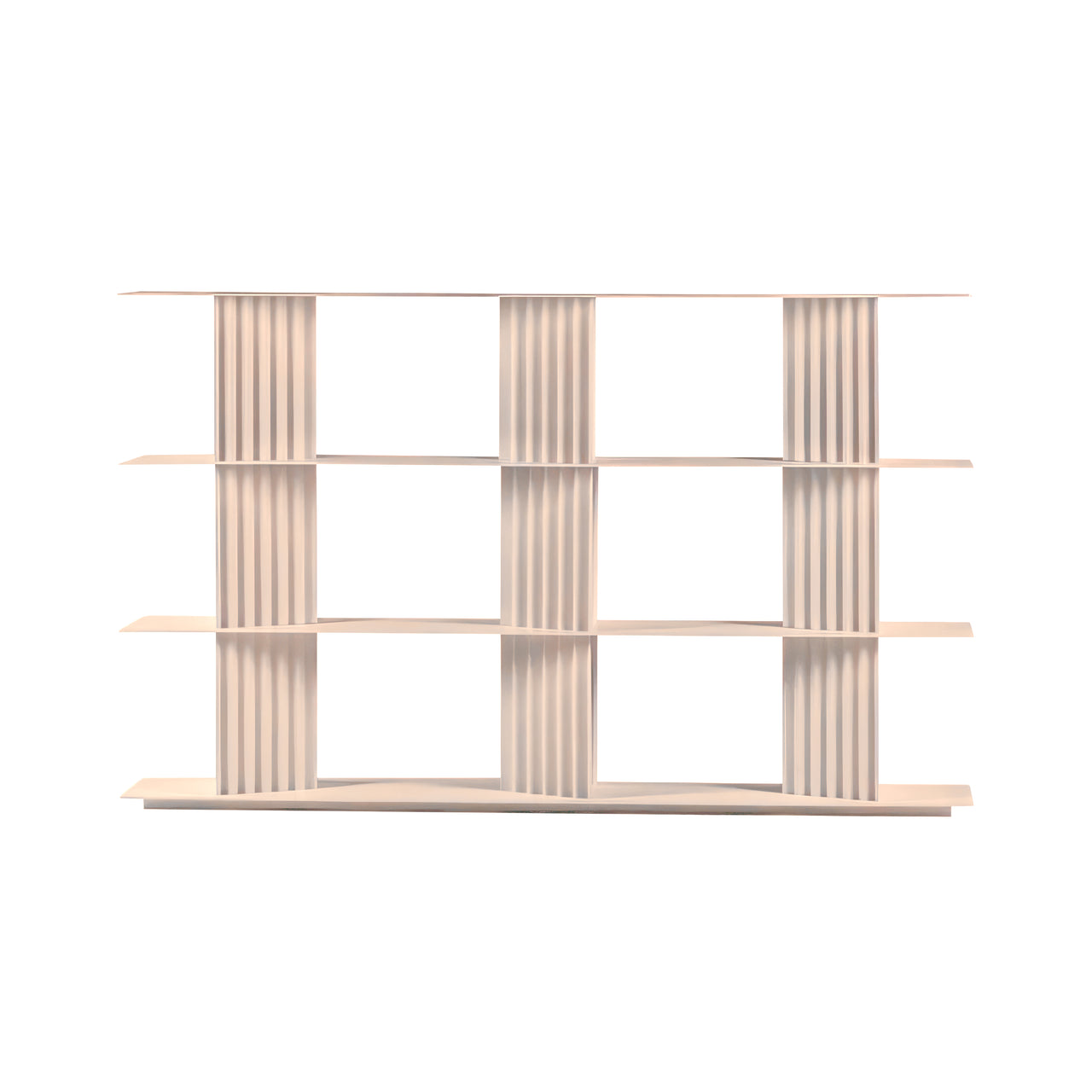 Plec Shelving: Medium + Medium + Peach Rose