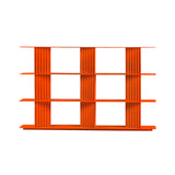 Plec Shelving: Medium + Medium + Pure Orange