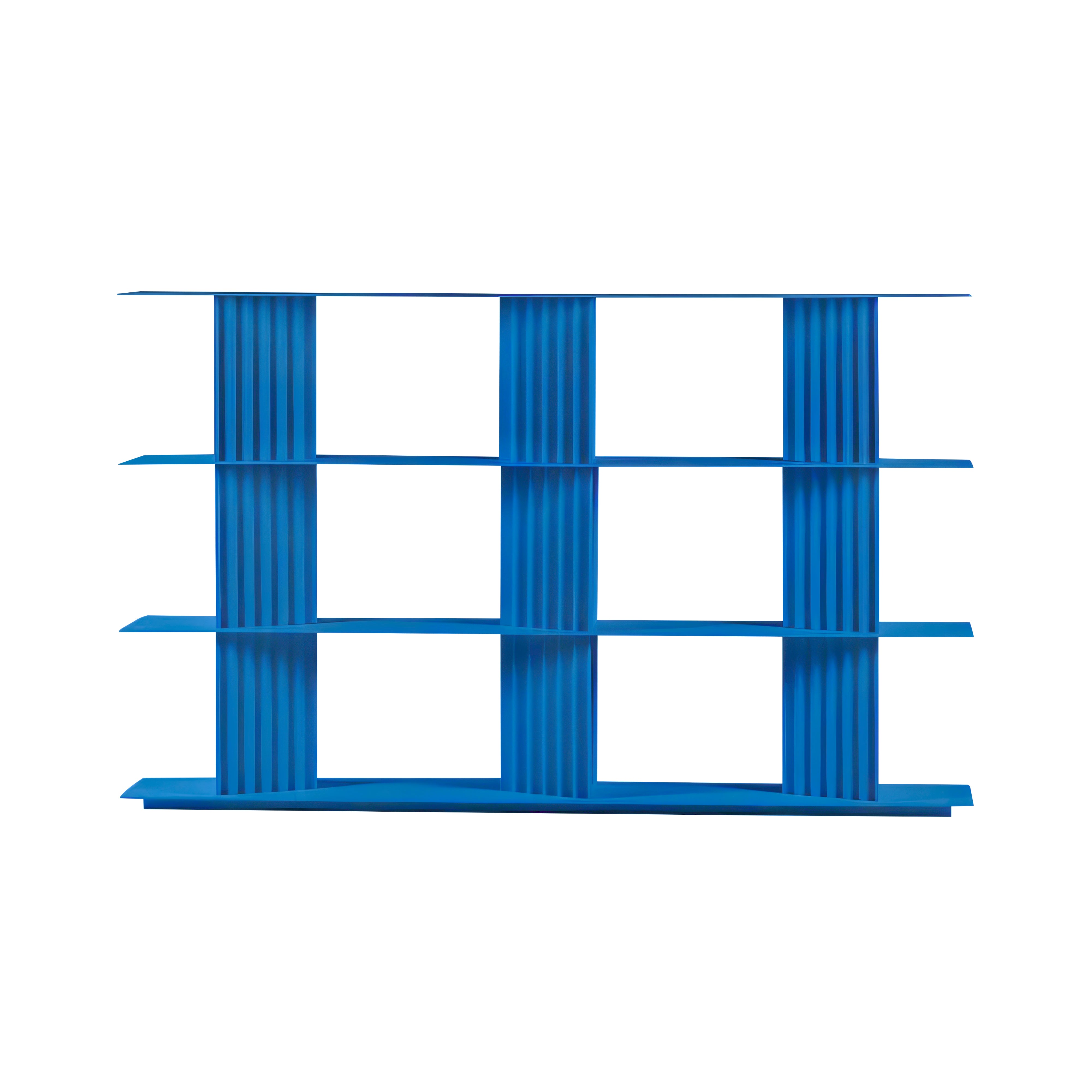 Plec Shelving: Medium + Medium + Sky Blue