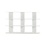 Plec Shelving: Medium + Medium + Traffic White