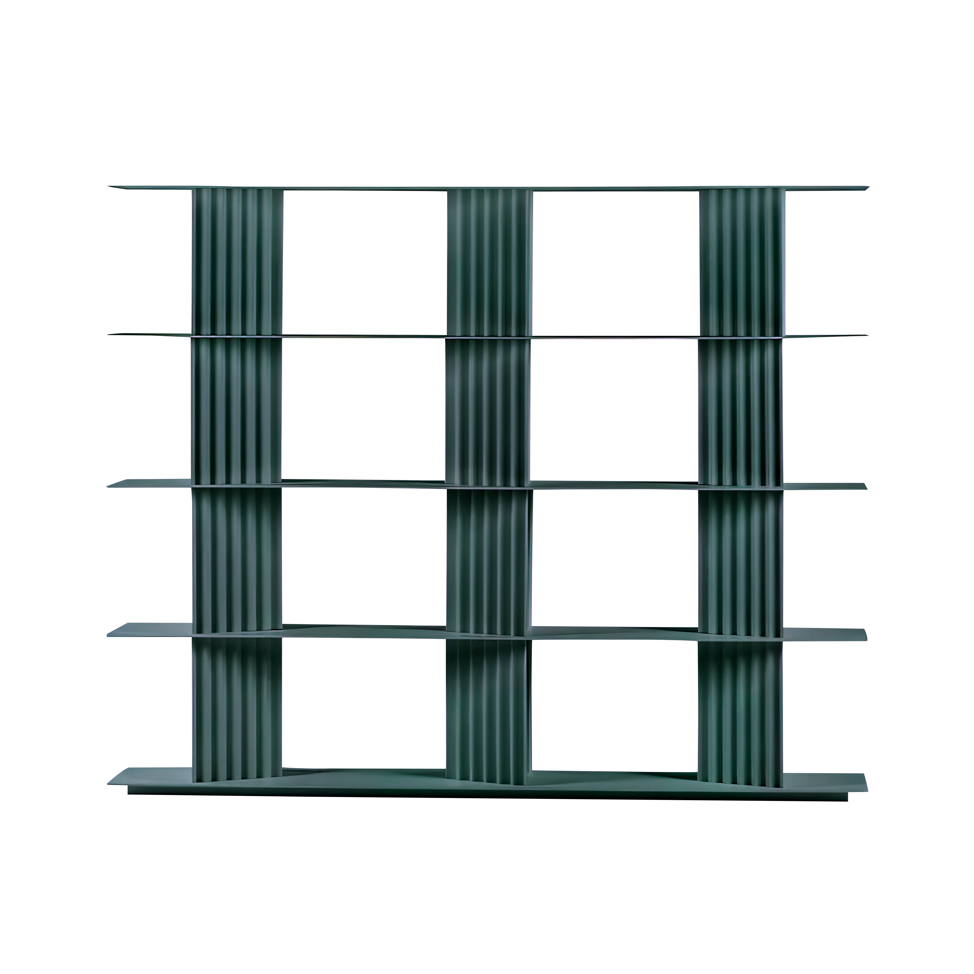 Plec Shelving: Medium + High + Nordic Green
