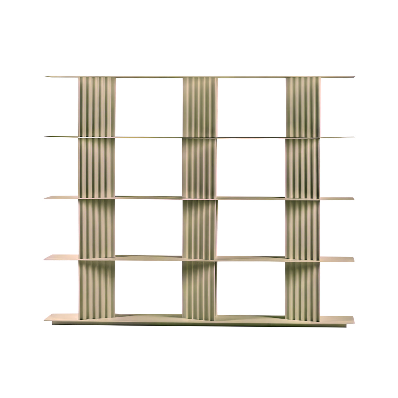 Plec Shelving: Medium + High + Silk Grey