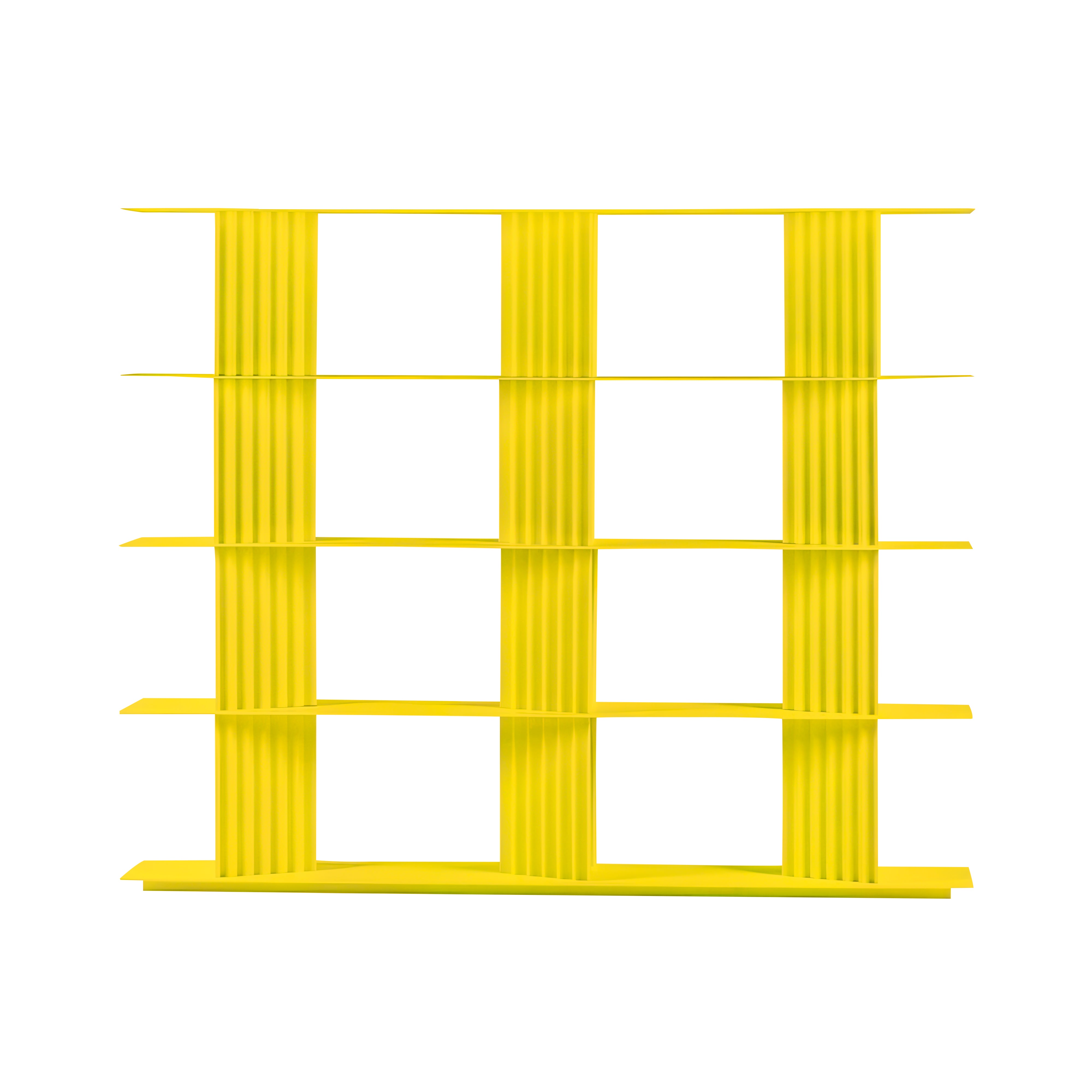 Plec Shelving: Medium + High + Sulfur Yellow
