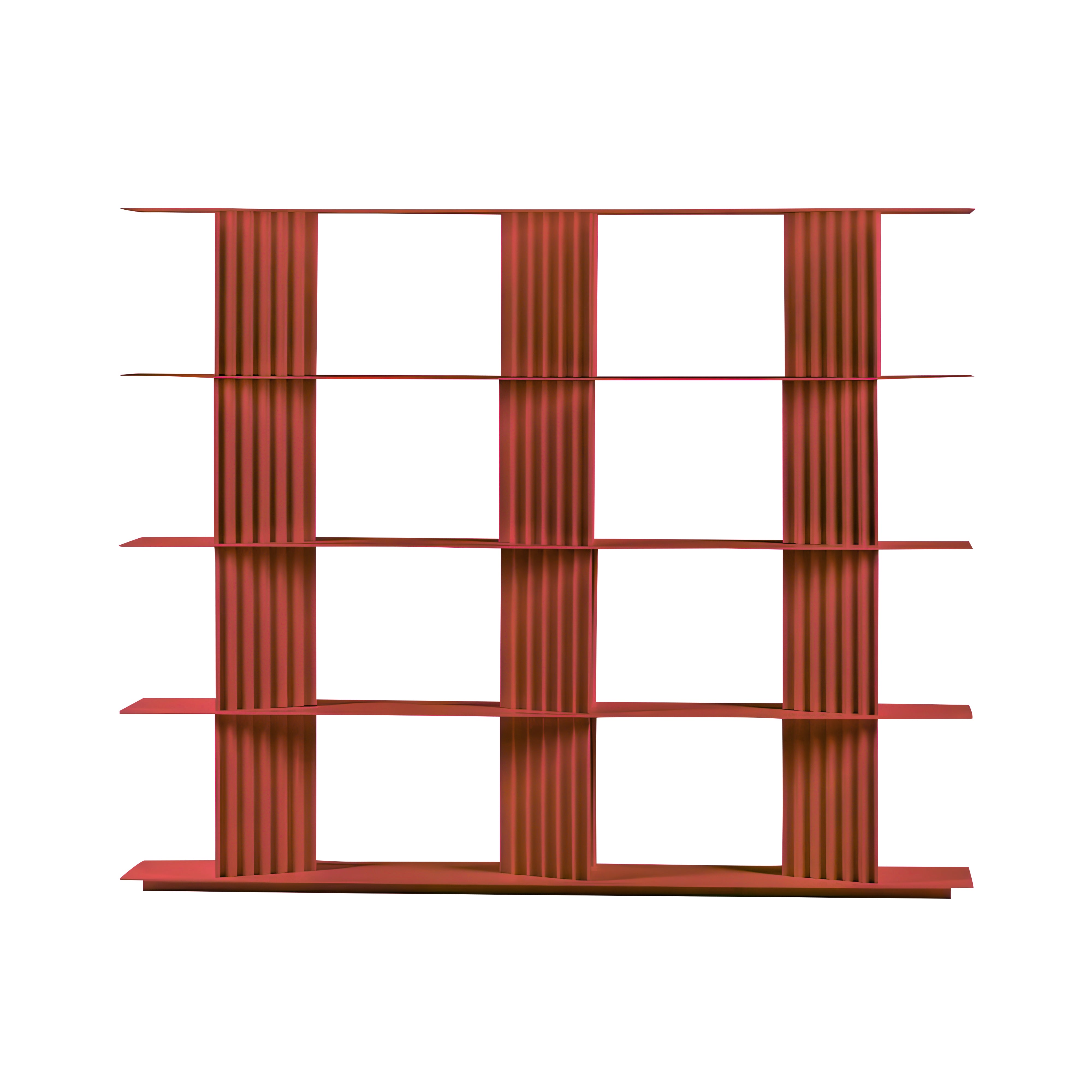 Plec Shelving: Medium + High + Terracotta