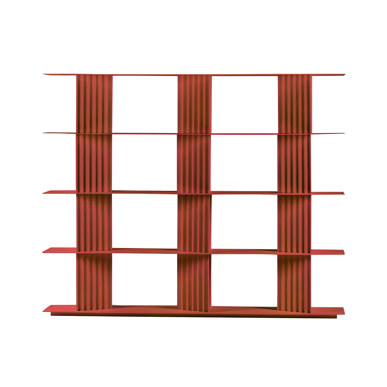 Plec Shelving: Medium + High + Terracotta