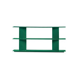 Plec Shelving: Small + Low + Emerald Green