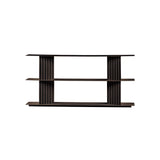 Plec Shelving: Small + Low + Grey Brown