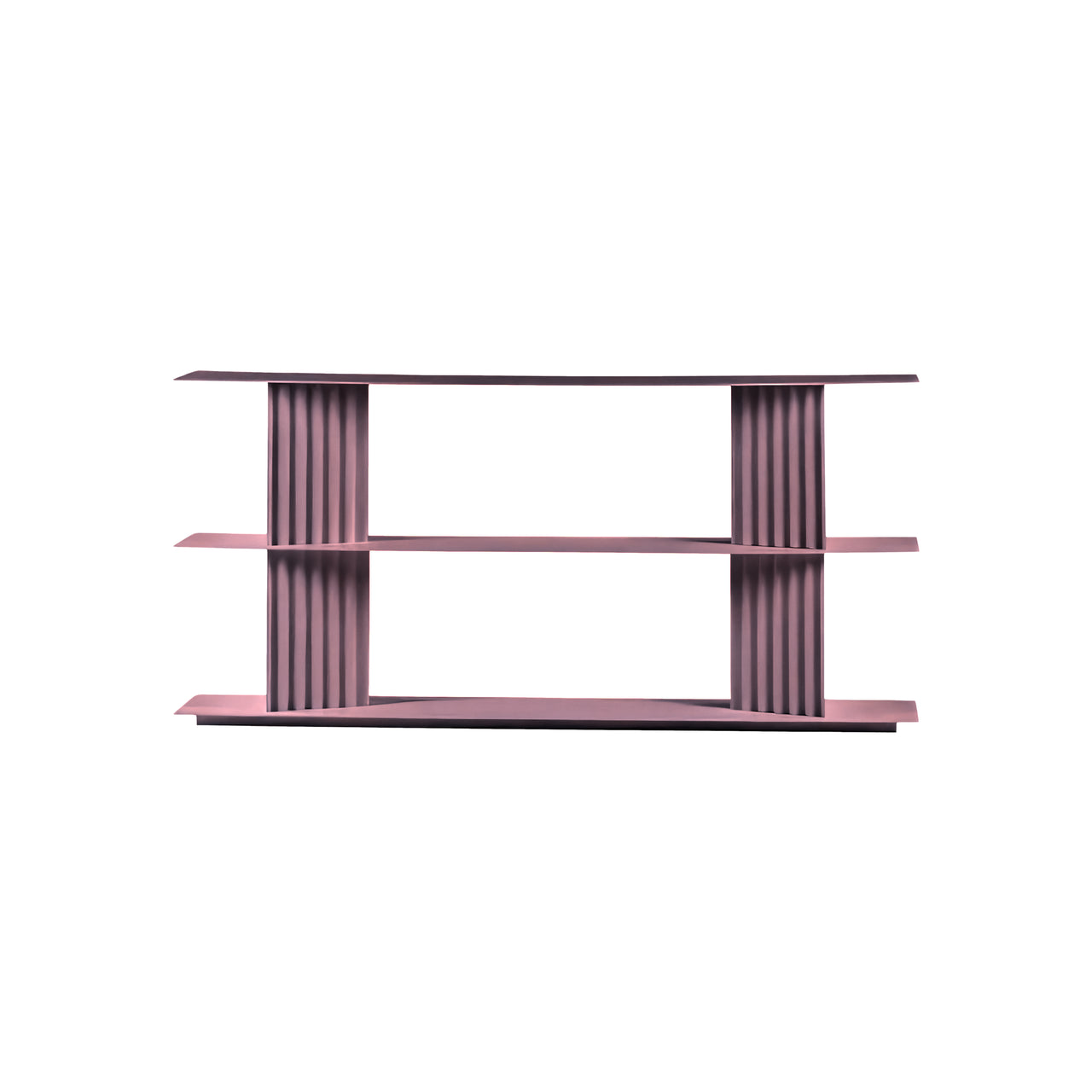 Plec Shelving: Small + Low + Pastel Violet