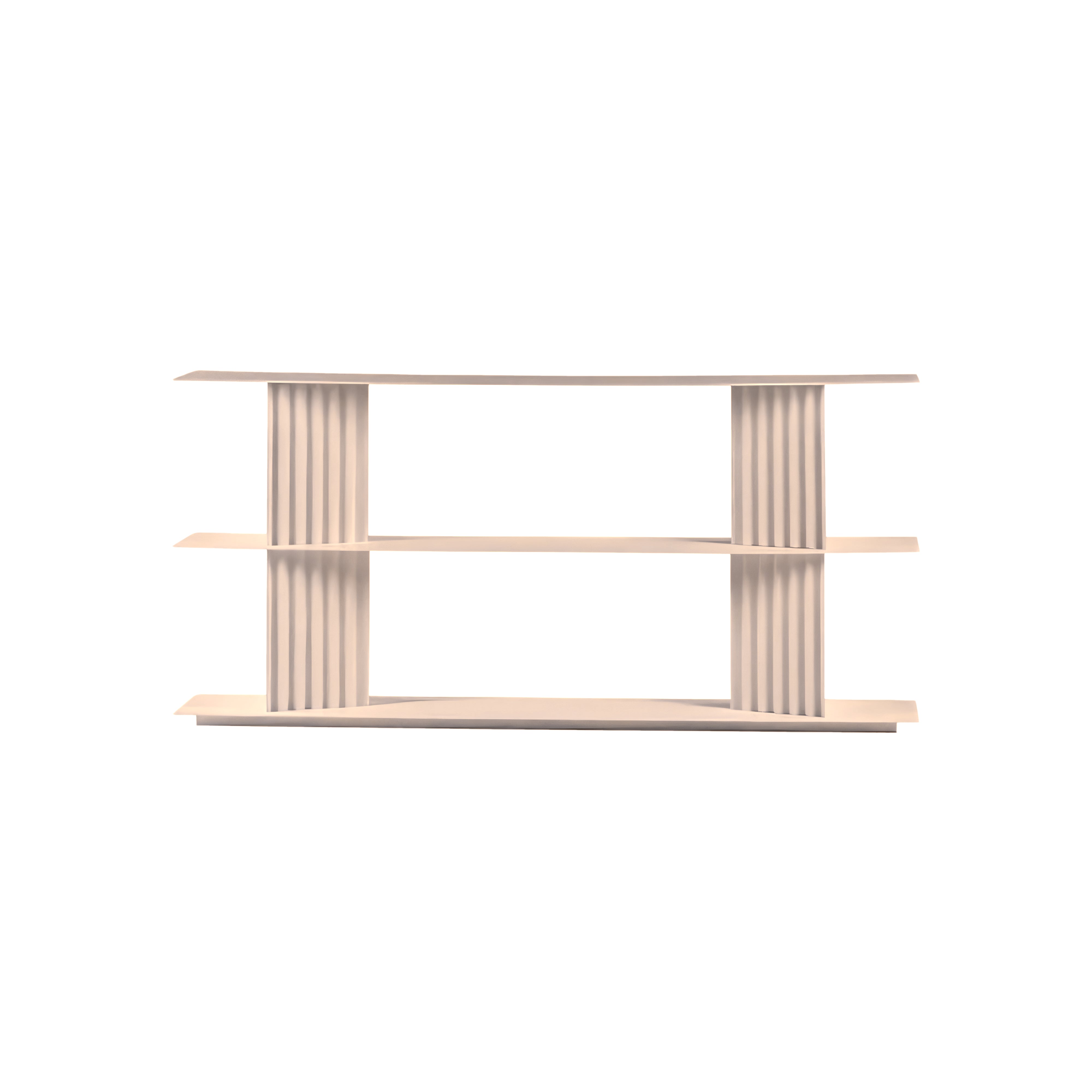 Plec Shelving: Small + Low + Peach Rose