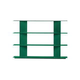 Plec Shelving: Small + Low + Emerald Green