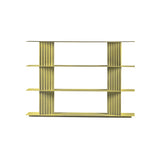 Plec Shelving: Small + Low + Green Beige