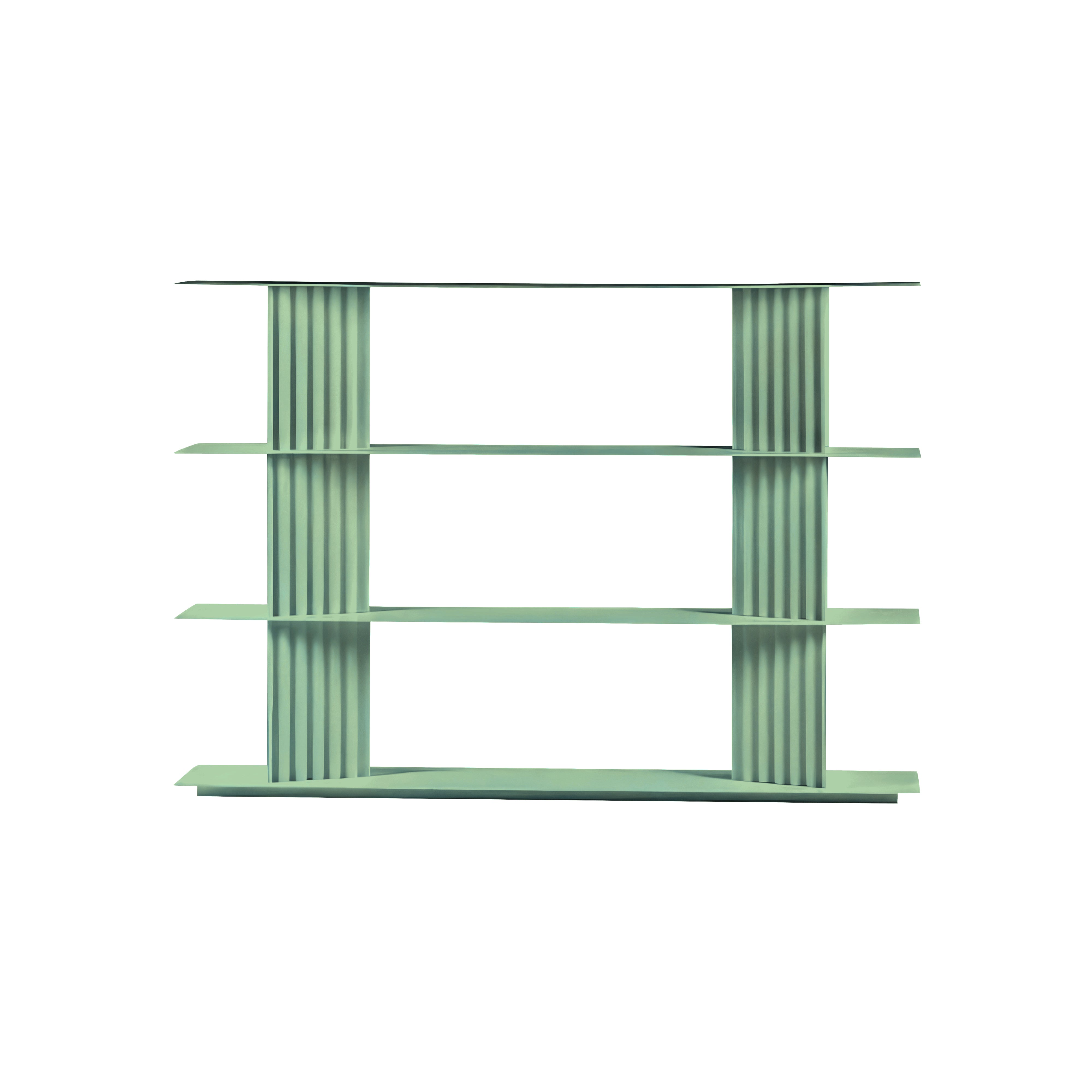 Plec Shelving: Small + Low + Warm Sage